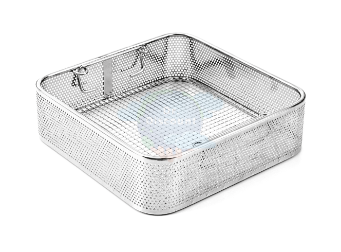Проволочная корзина с перфорированной металлической пластиной 1/2 Half Size