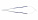 Микроножницы с байонетной ручкой 2 типа, закругленным мини-кончиком, изогнутым лезвием 8,3 мм, прямые, общ. длина 18 см, раб. длина 8 см